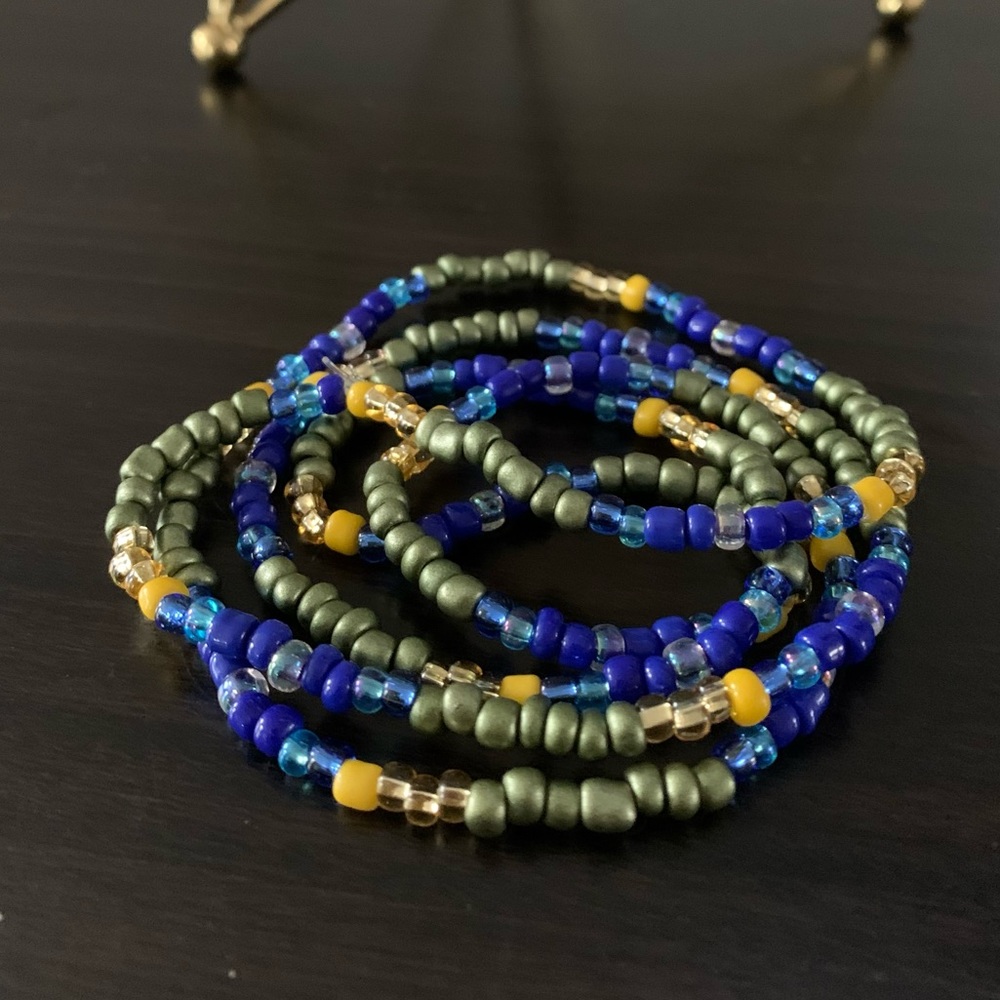 Waistbeads (peace, faith, healing)